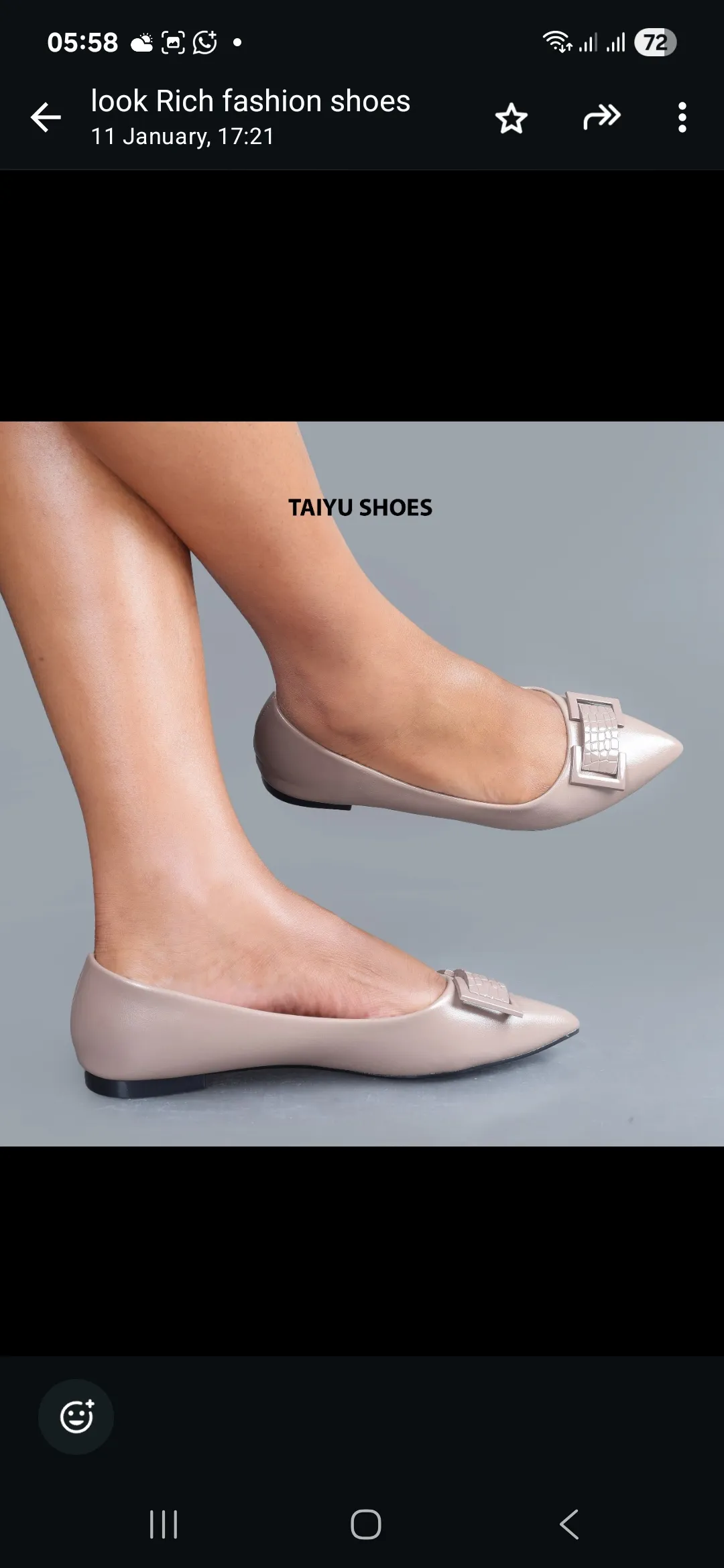 Classy flat shoes