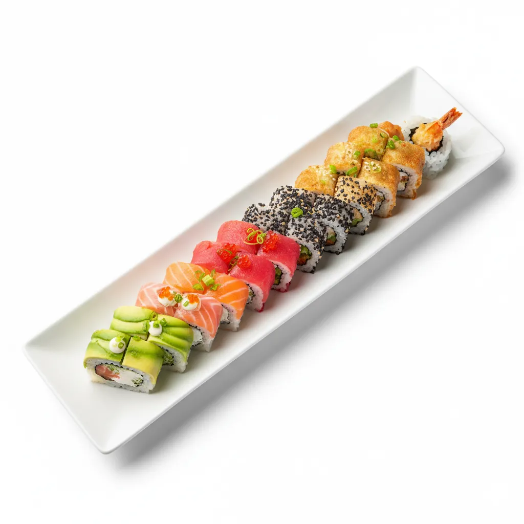 Rainbow Maki (9 pcs)