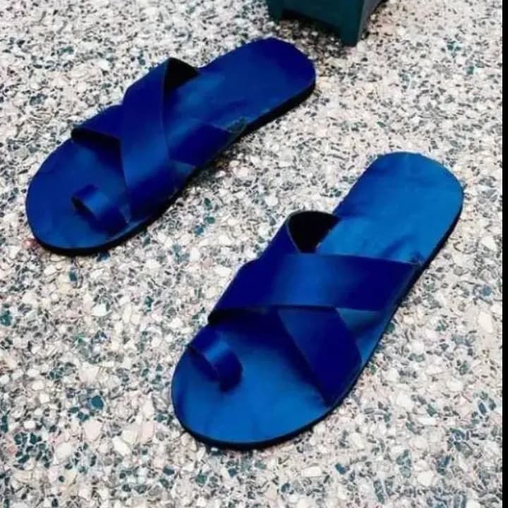 Men leather sandal