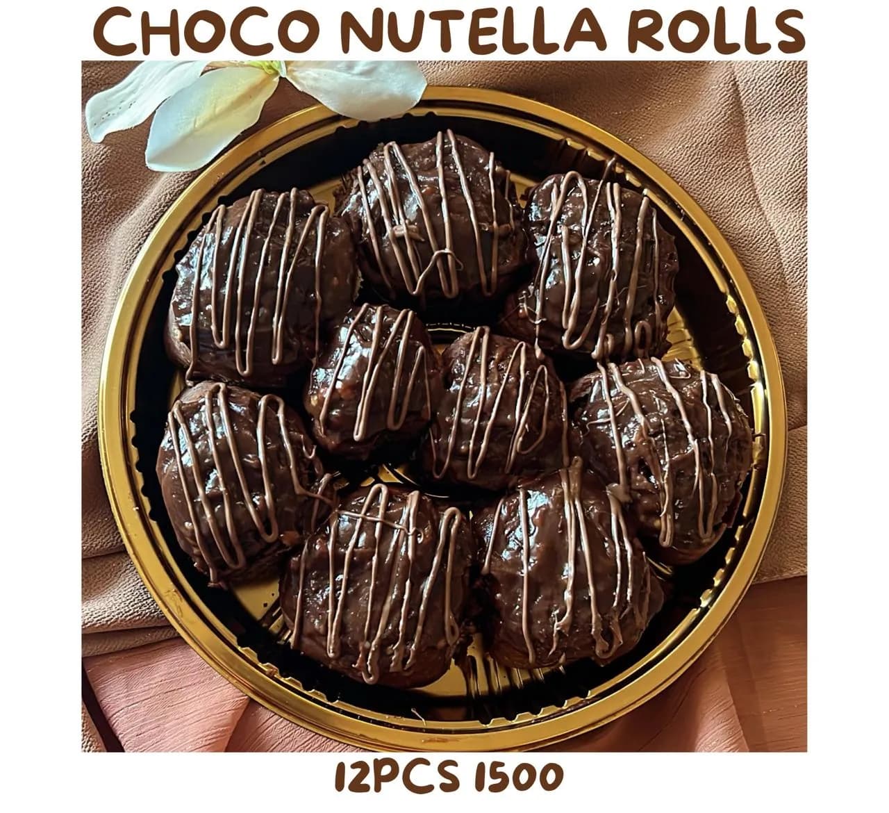 Choco Nutella Rolls (12 PCS)