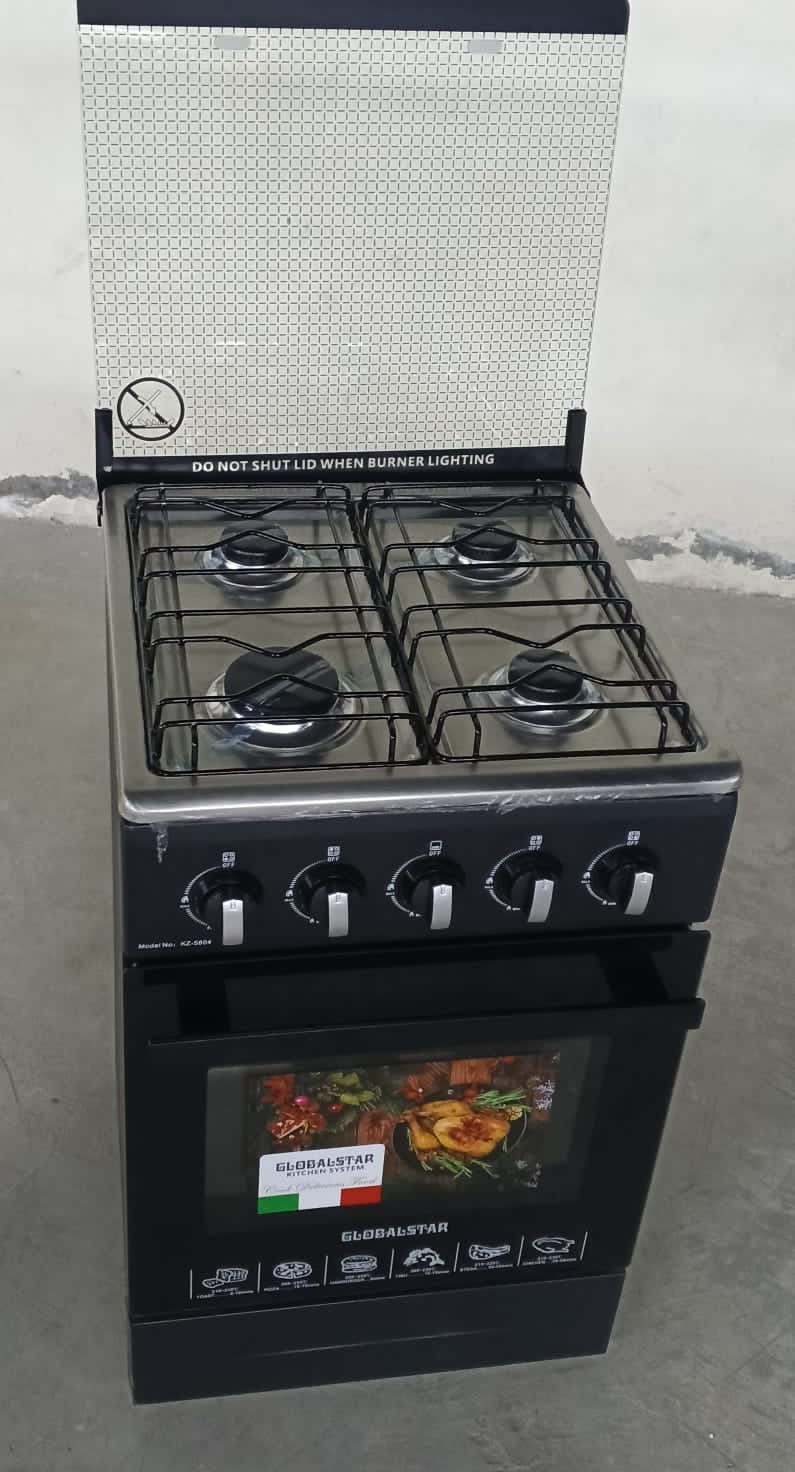 Globalstar 50x55 Full Gas Standing Cooker with Glass Lid