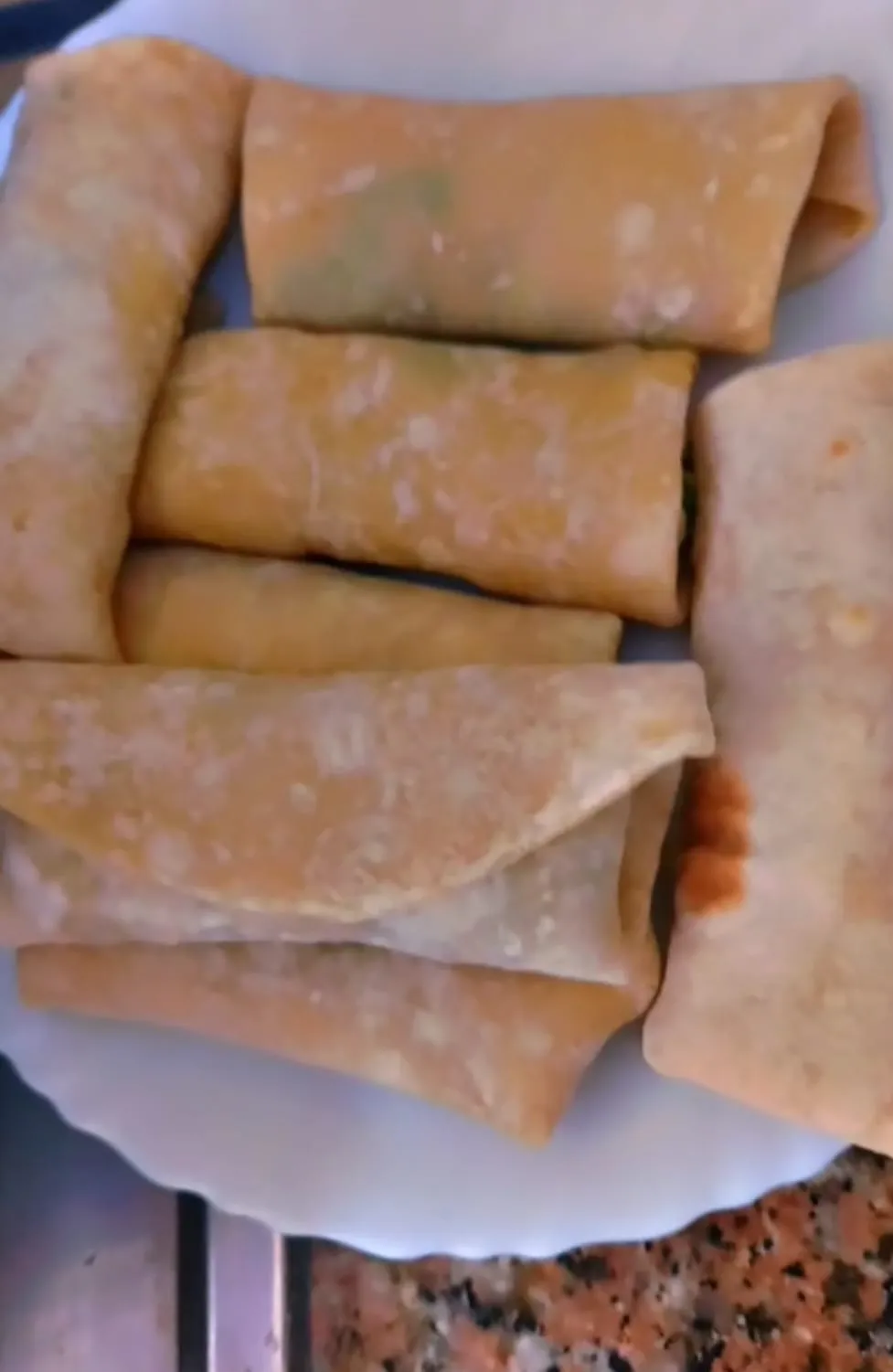 Pre-Cooked Spring Rolls