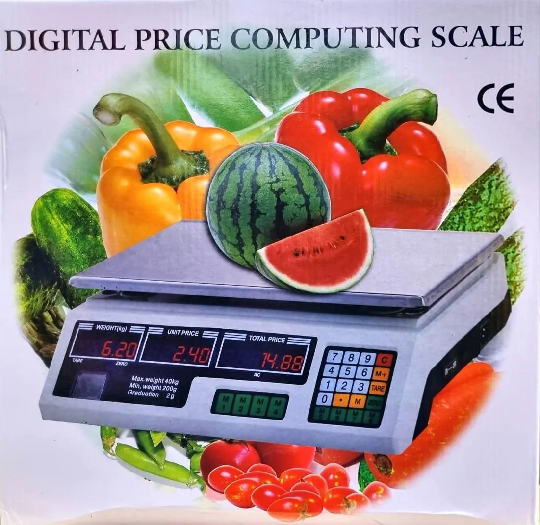 Digital computing scale armless