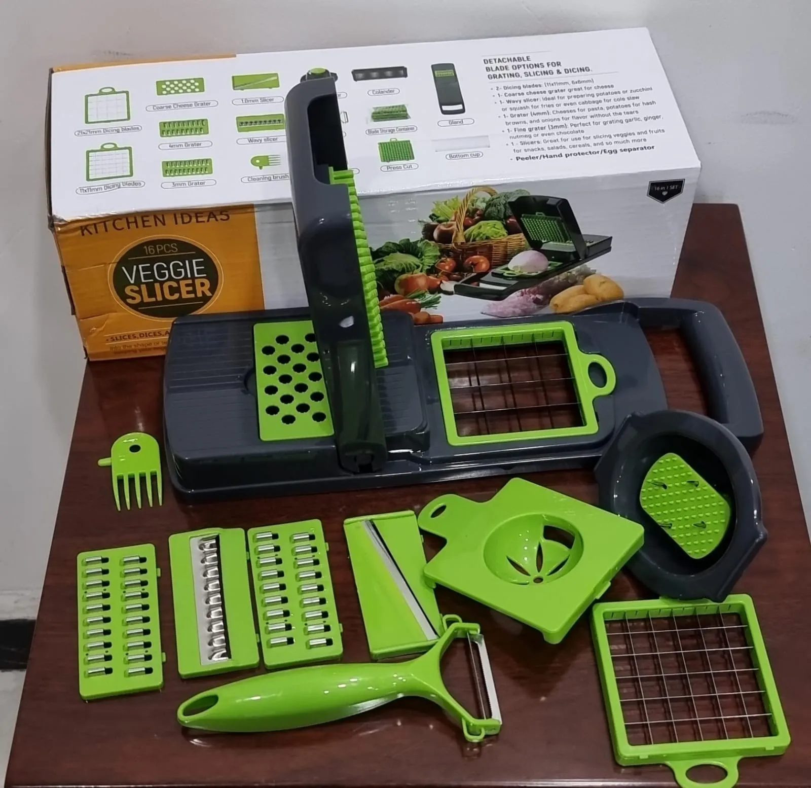 16 pcs Veggies cutter slicer dicer chpper