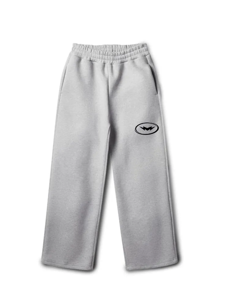 M'AYCRE Sweat Pants (Grey, Black Logo)