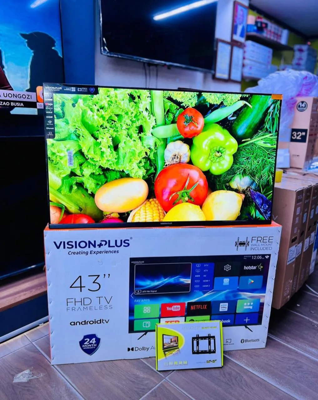 Vision Plus 43" FHD Frameless Android TV