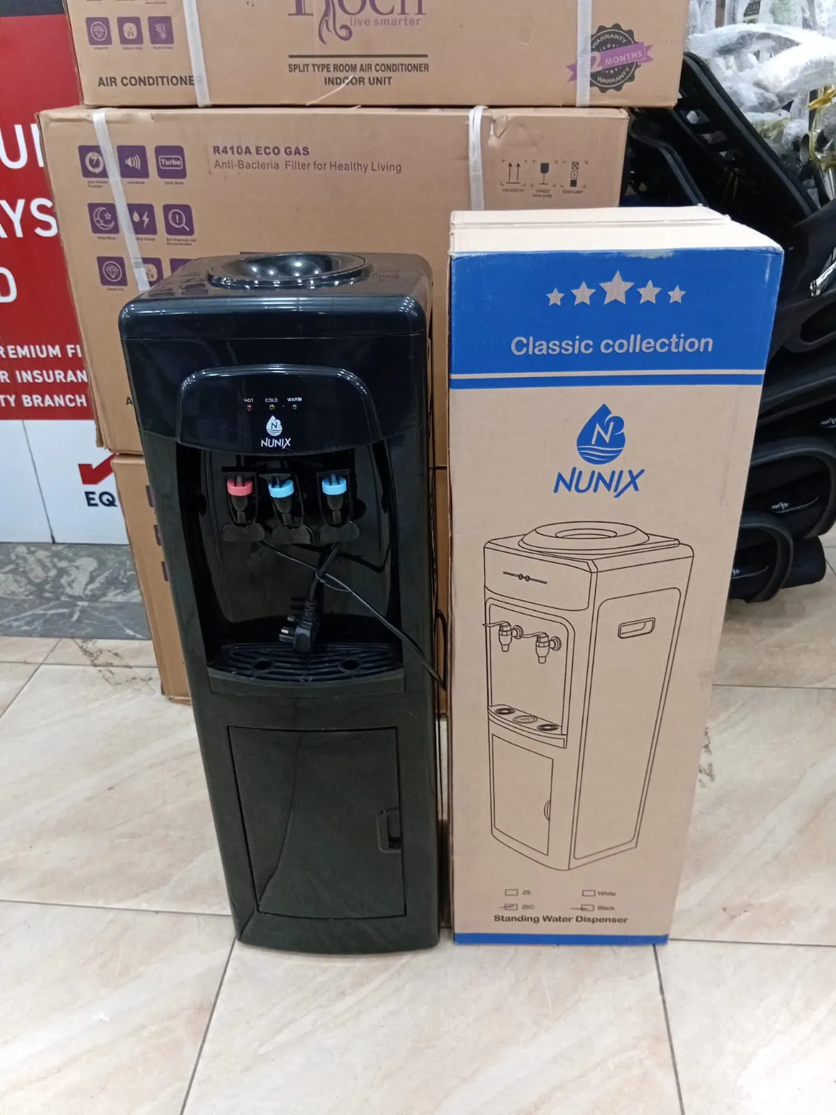 Nunix Classic Standing Water Dispenser (Black)