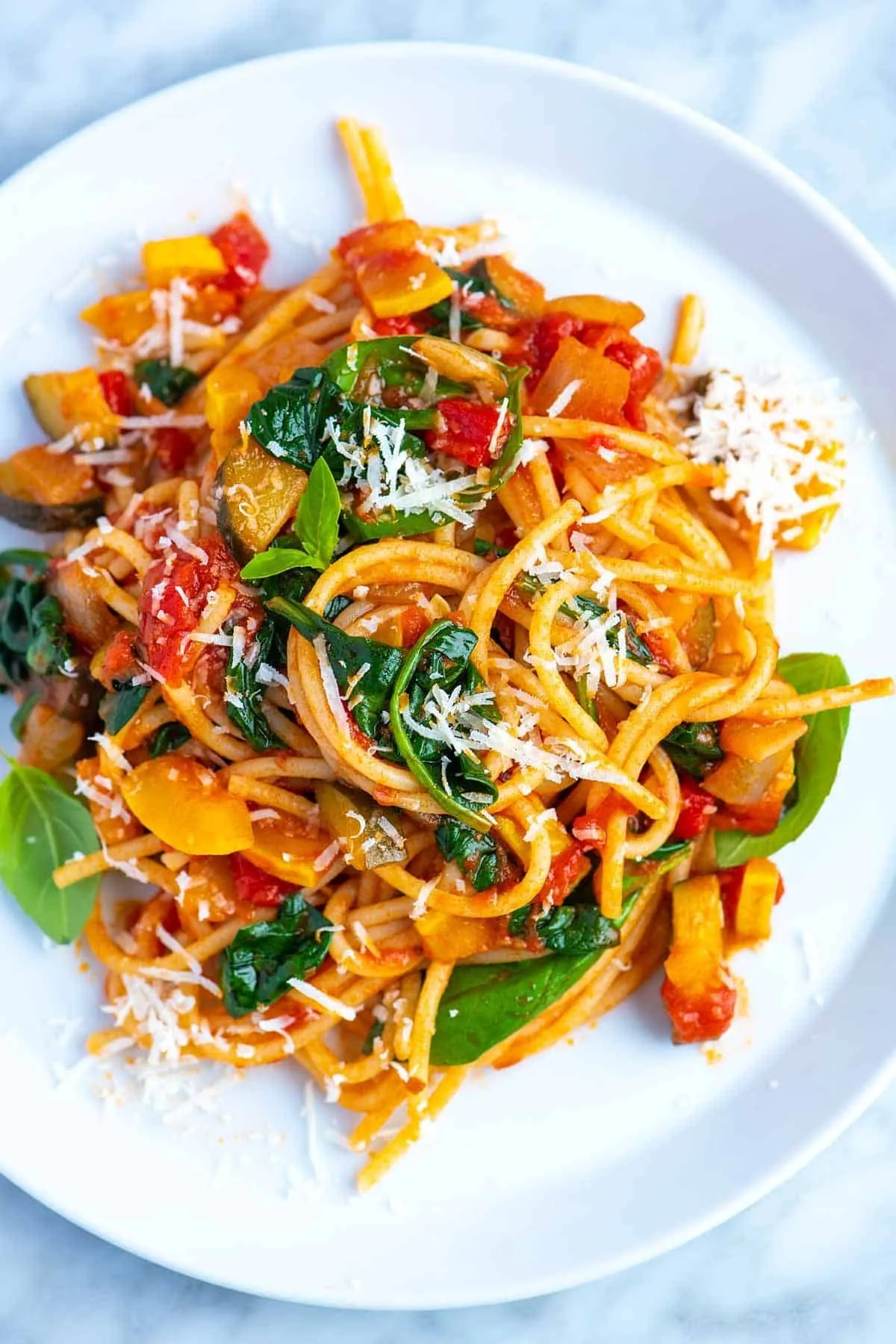 Pasta with mixed vegetable