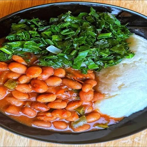 Ugali with Beans