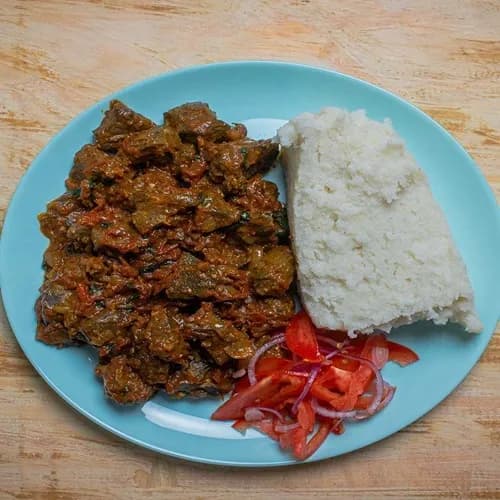 Ugali with Maini