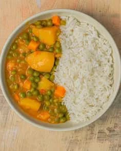 Rice with Minji stew
