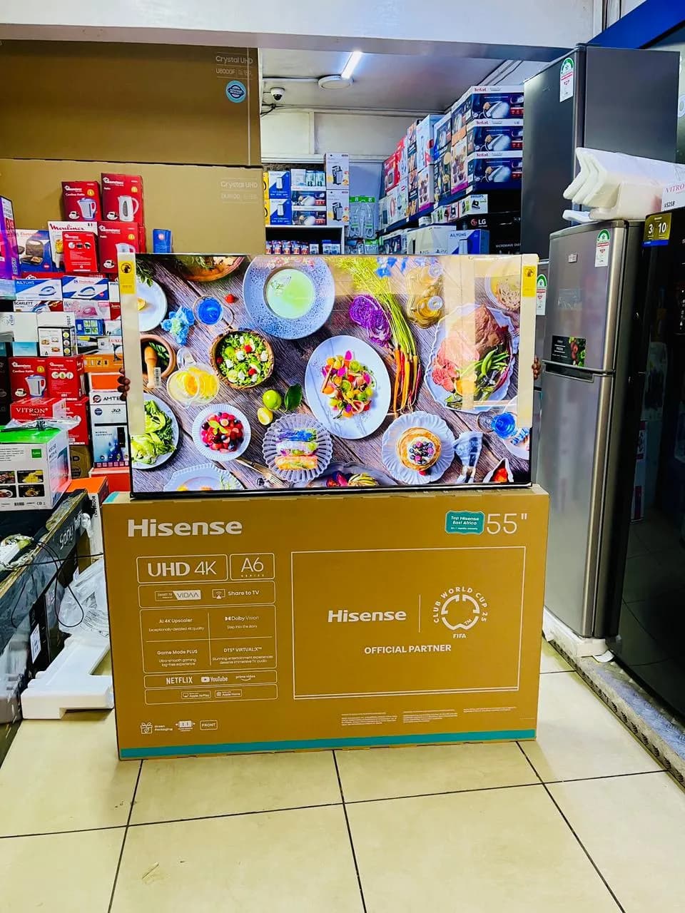 Hisense 55 UHD 4K A6 Series Smart TV