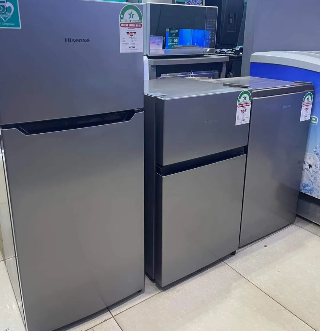 Hisense Fridge 91 Liters Frost Double Door Silver