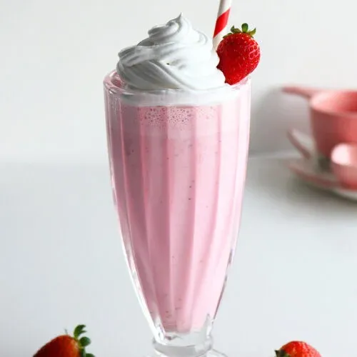 Strawberry milkshake