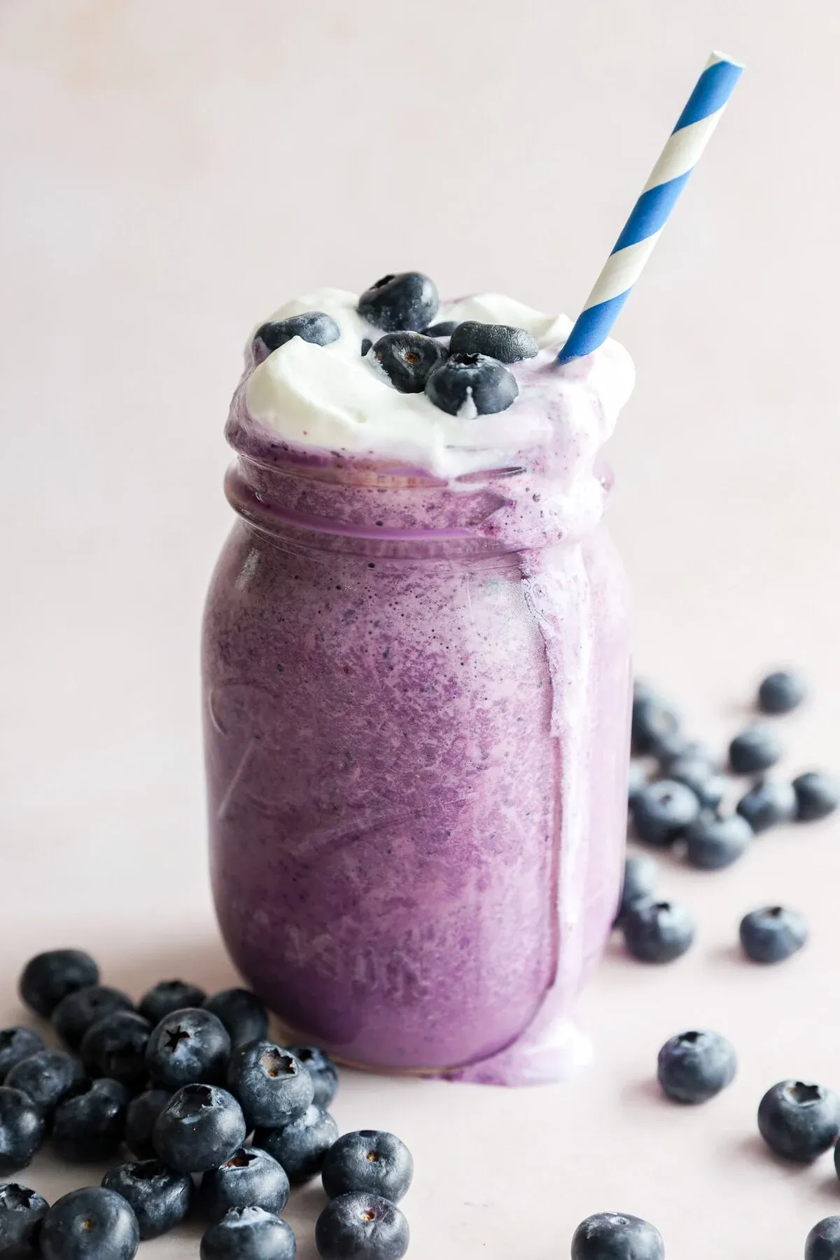 Blueberry milkshake