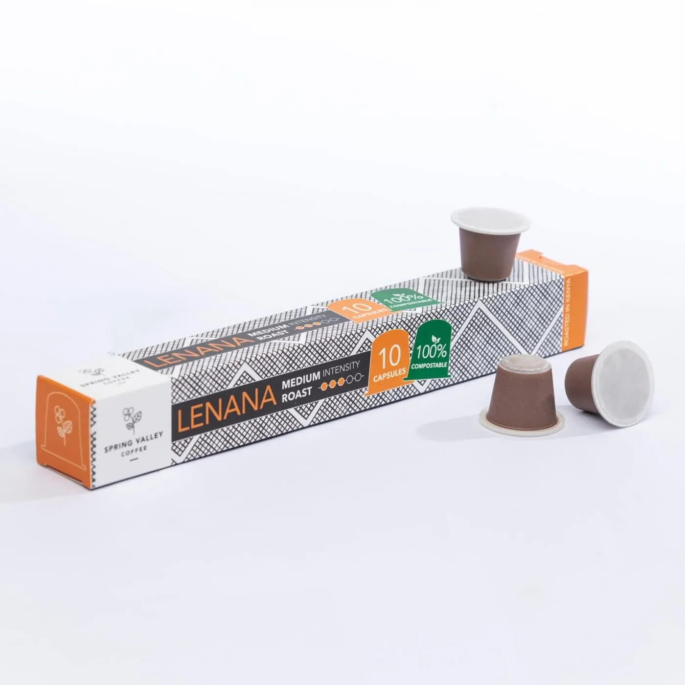 Spring Valley Coffee Lenana Medium Roast Capsules – 10 Capsules