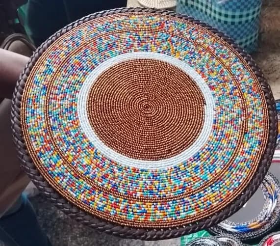 Maasai Beaded Table Mat