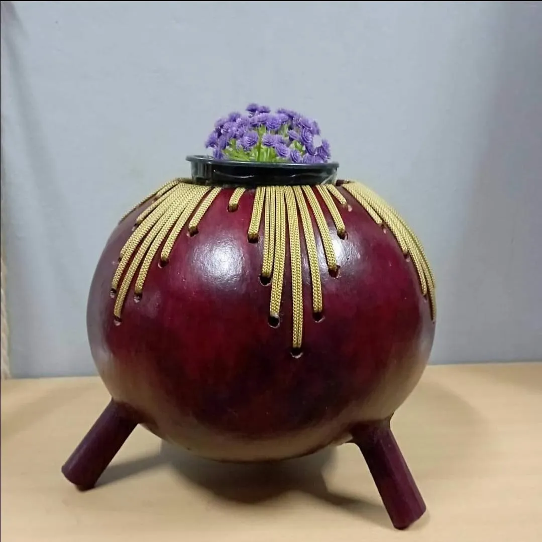 Ornately Adorned Calabash