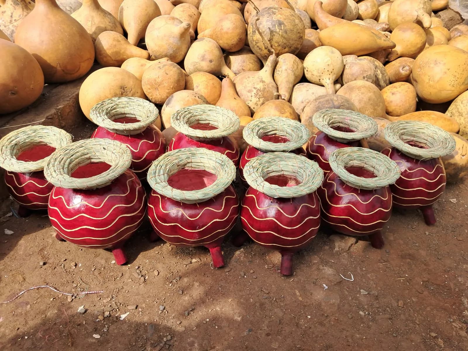 Half Moon Gourd Vase Calabash