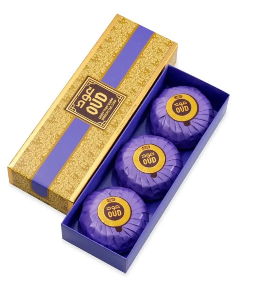 Hareemi Oud Soap Bar 125g x 3 Pieces