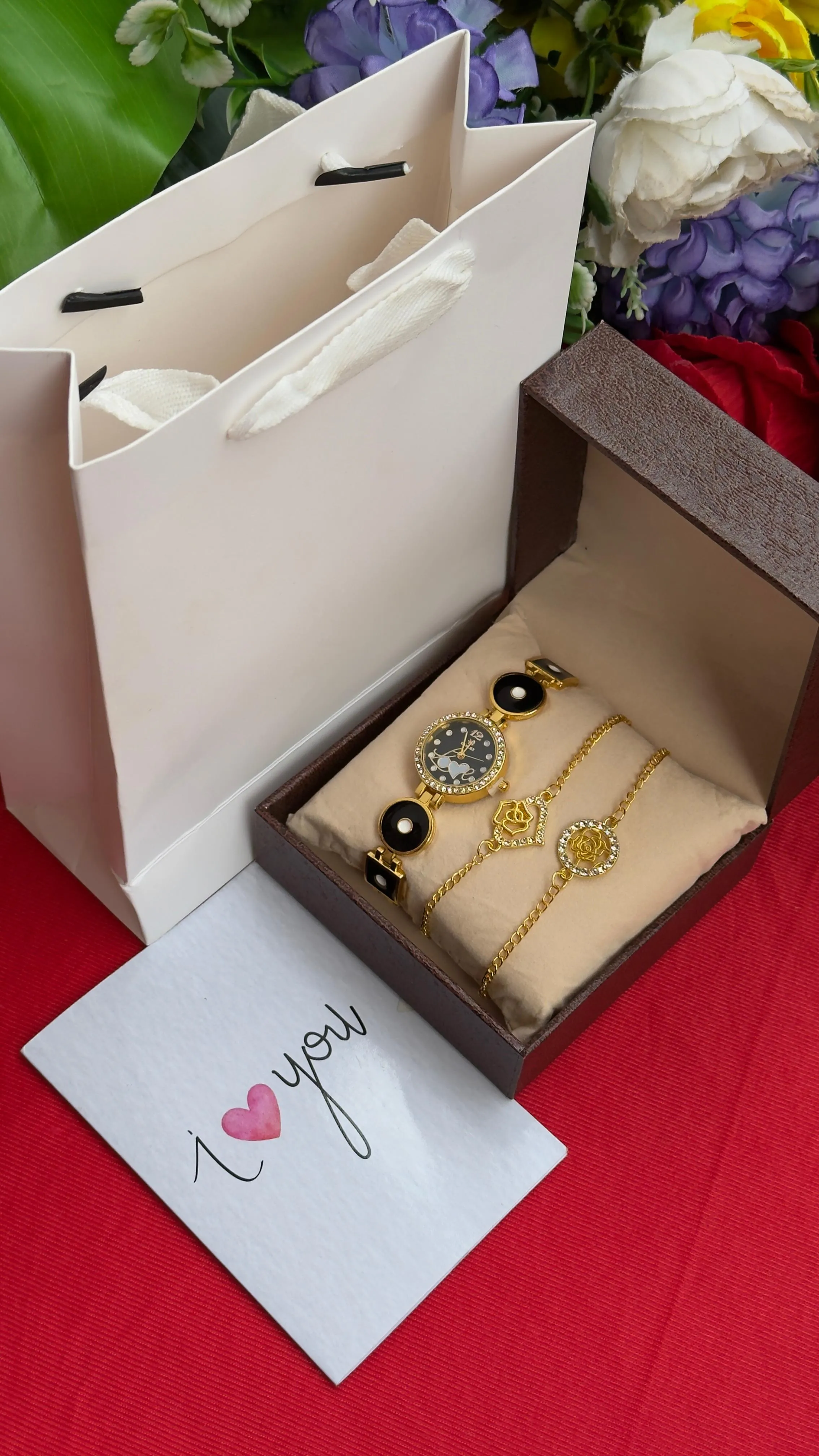 Valentine's Ladies Gift Set - "You Are Precious" Romantic Present with Engraving, Special Valentine's Day Gift ---