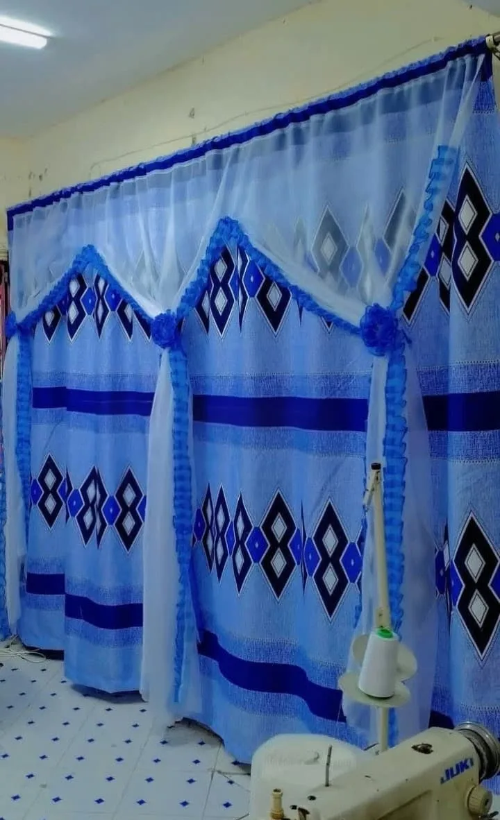 Curtains ( light blue)