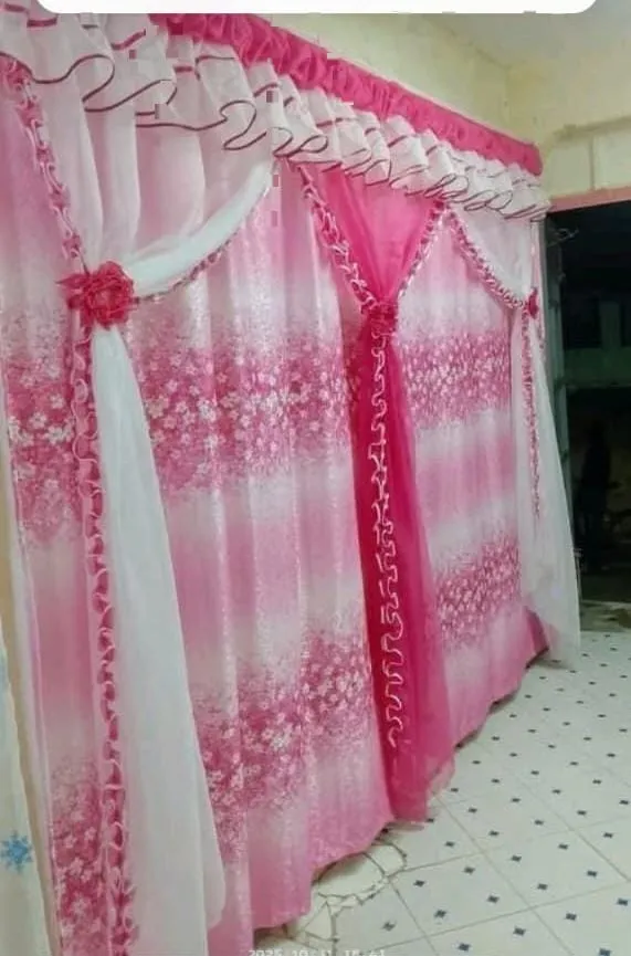 Curtains .