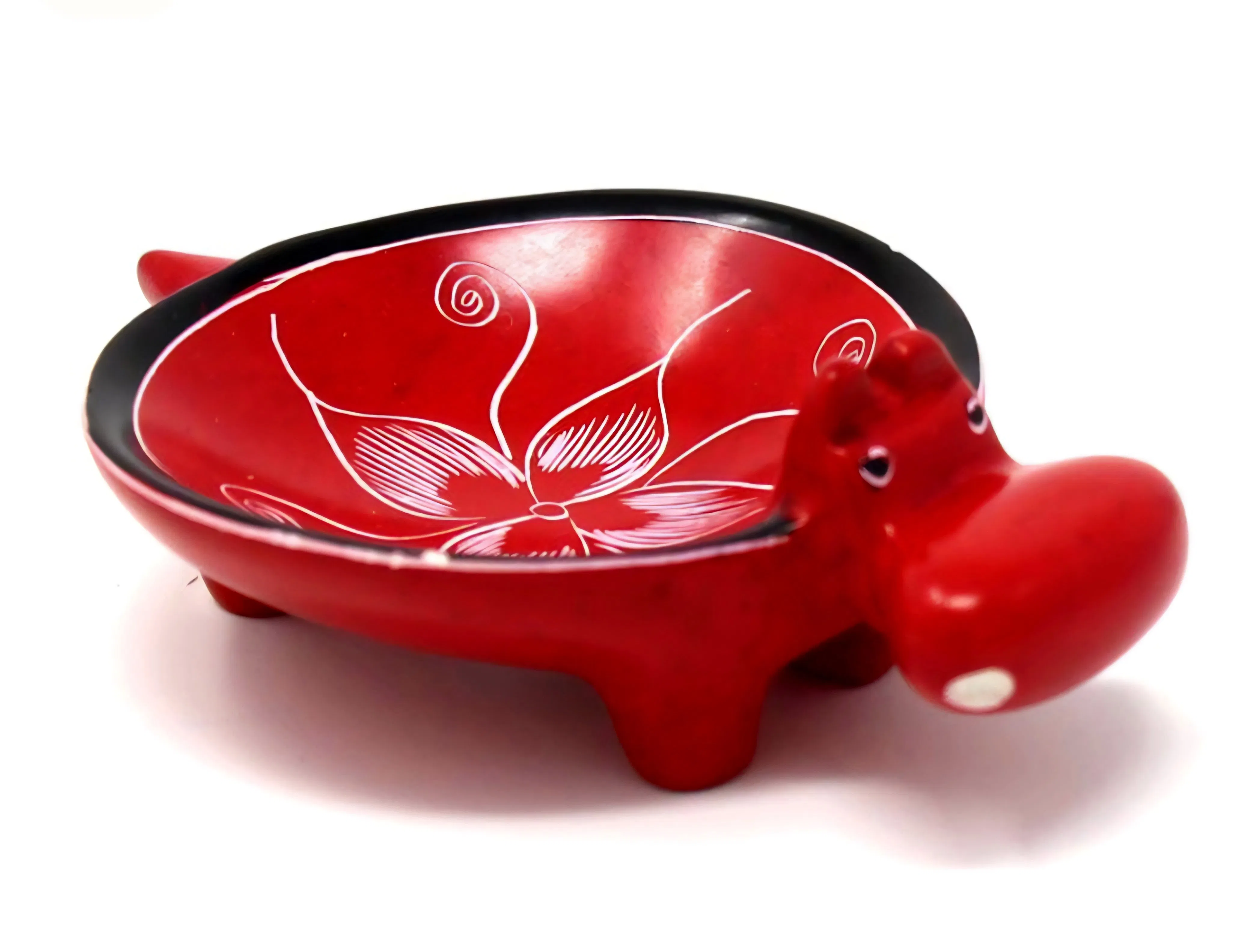 Hippo Soapstone Dish