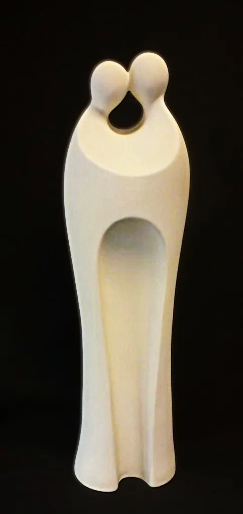Mini Abstract Couple Soapstone Sculpture