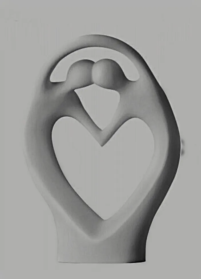 Lovers’ Heart Soapstone Sculpture
