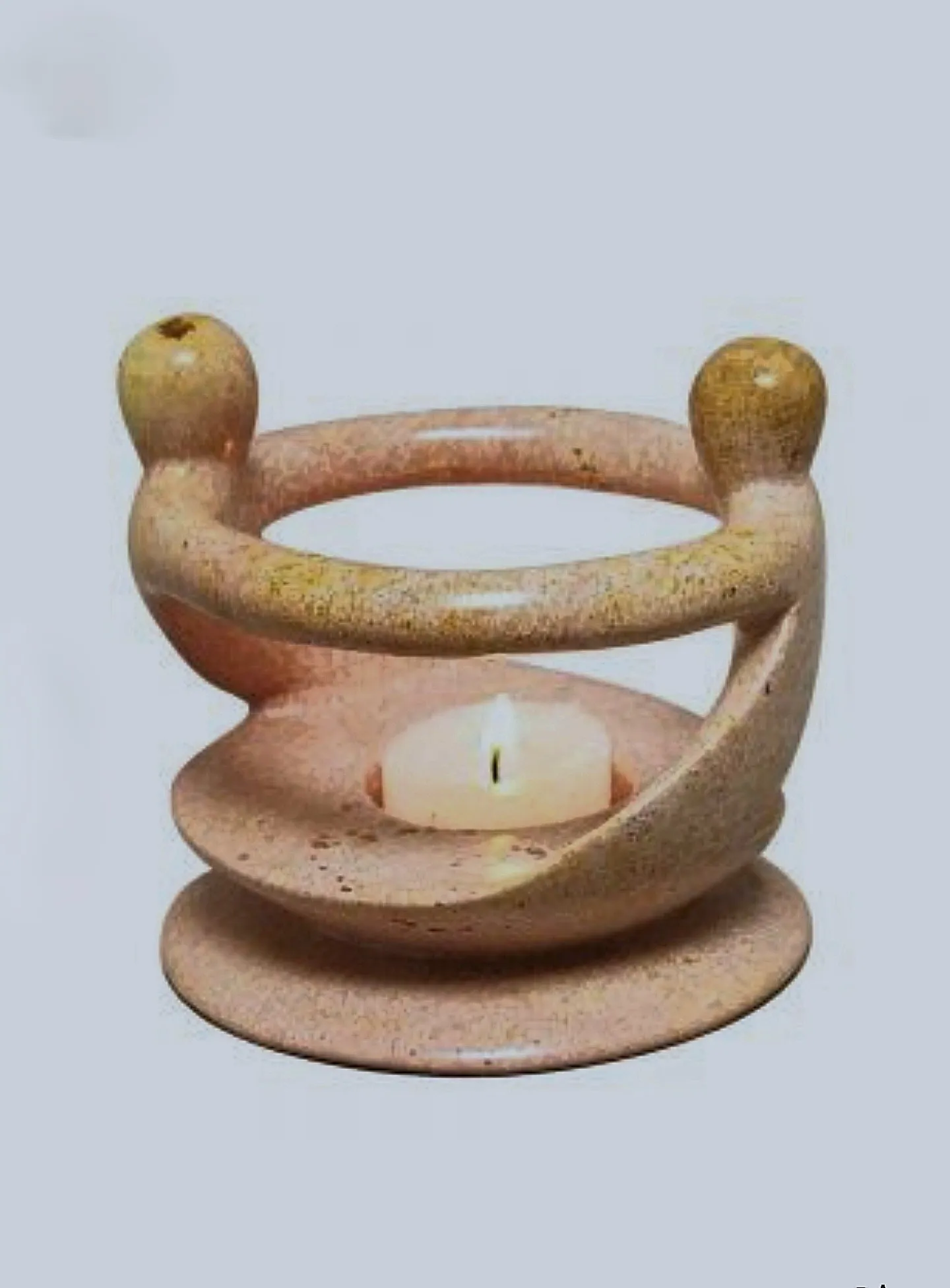 Lovers Soapstone Candle Holder – Unity Light
