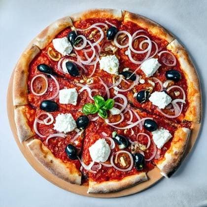 Two Mediterranean Pizza